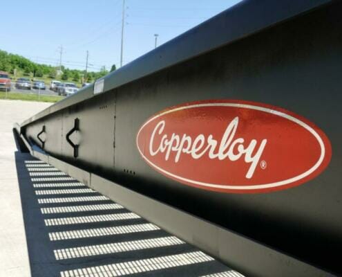 Sideview of Copperloy Hydraulic Yard Ramp