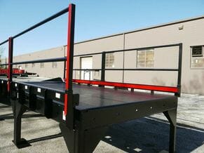 moveable loading dock handrail option