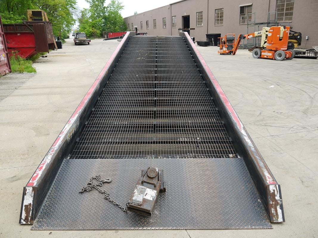 used yard ramp - new vs renting yard ramps